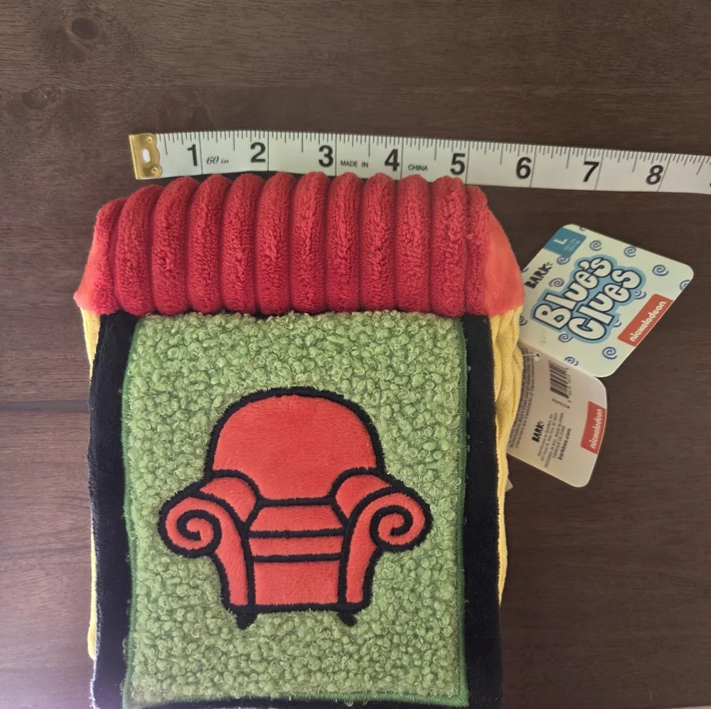NWT Bark Box Blues Clues Handy Dandy Notebook Sz LG Dog Toy Crinkle Squeaker